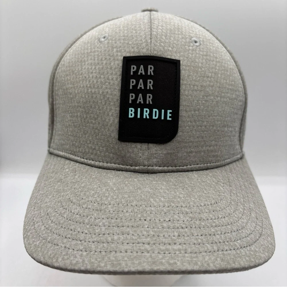 adidas Golf Par Par Par Birdie Men’s Medium Heather‎ Gray SnapBack Baseball Hat